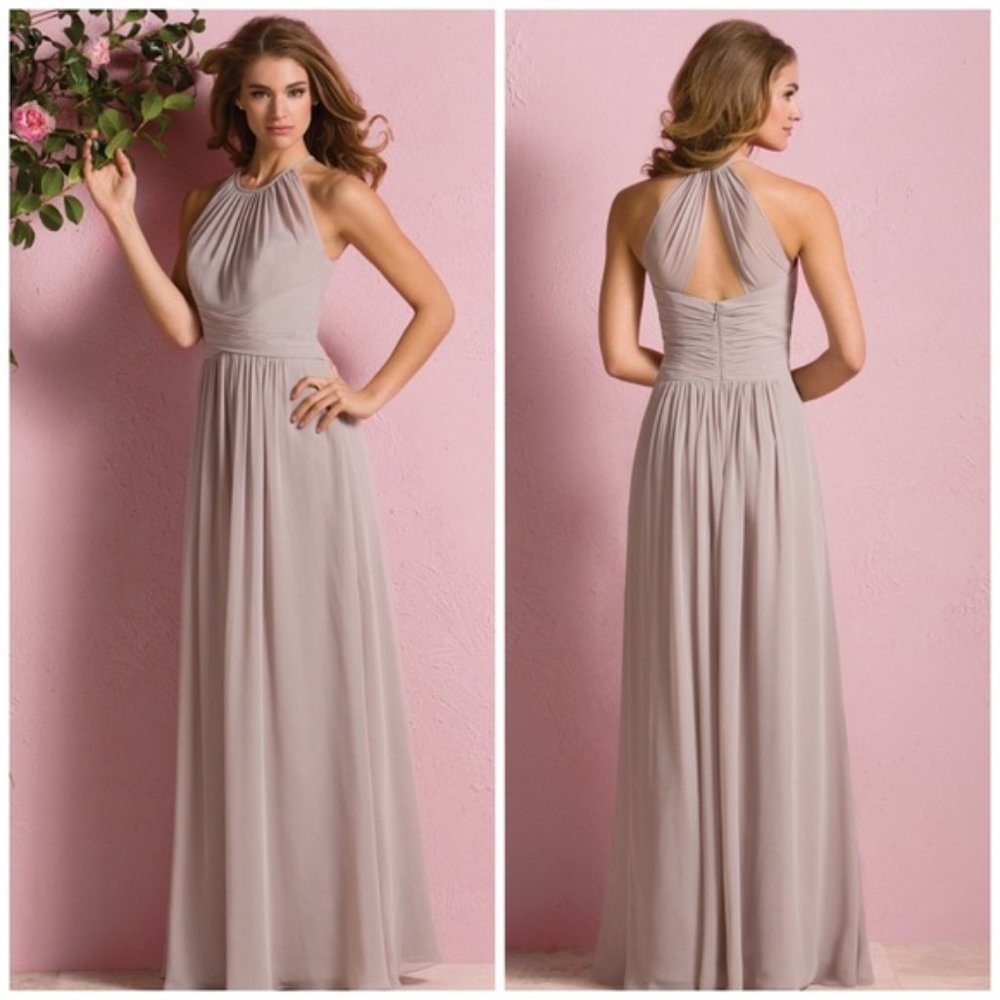 NWT B2 Jasmine Halter Neckline Chiffon Dress size 6